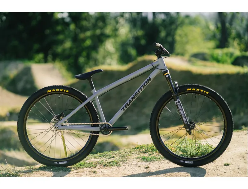 Transition PBJ Steel Hardtail Mountain Bike - Matte Grey-1